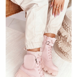 PS1 Botas Plataforma Trabajadores Pink Saturday rosa 2