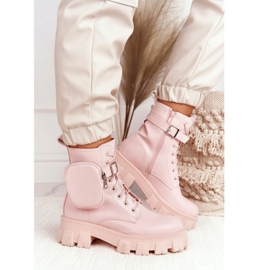 PS1 Botas Plataforma Trabajadores Pink Saturday rosado 5