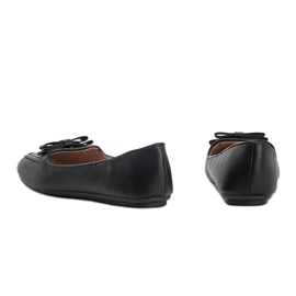 Mocasines negros de mujer con lazo Ingrid 2