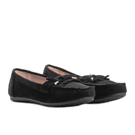 Mocasines negros de ante ecológico Kira 1