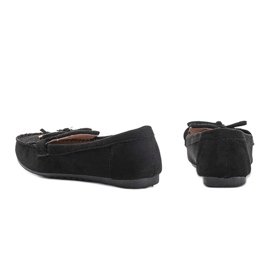 Mocasines negros de ante ecológico Kira 2
