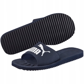Zapatillas Puma Purecat azul marino blanco 360262 02 4