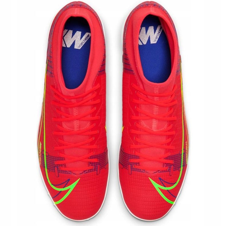 Calzado de fútbol Nike Mercurial Superfly 8 Academy Tf M CV0953 600 rojo naranjas y tintos 1