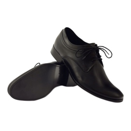 Badura Classic Leather Black Formal Zapatos 7549 negro 3