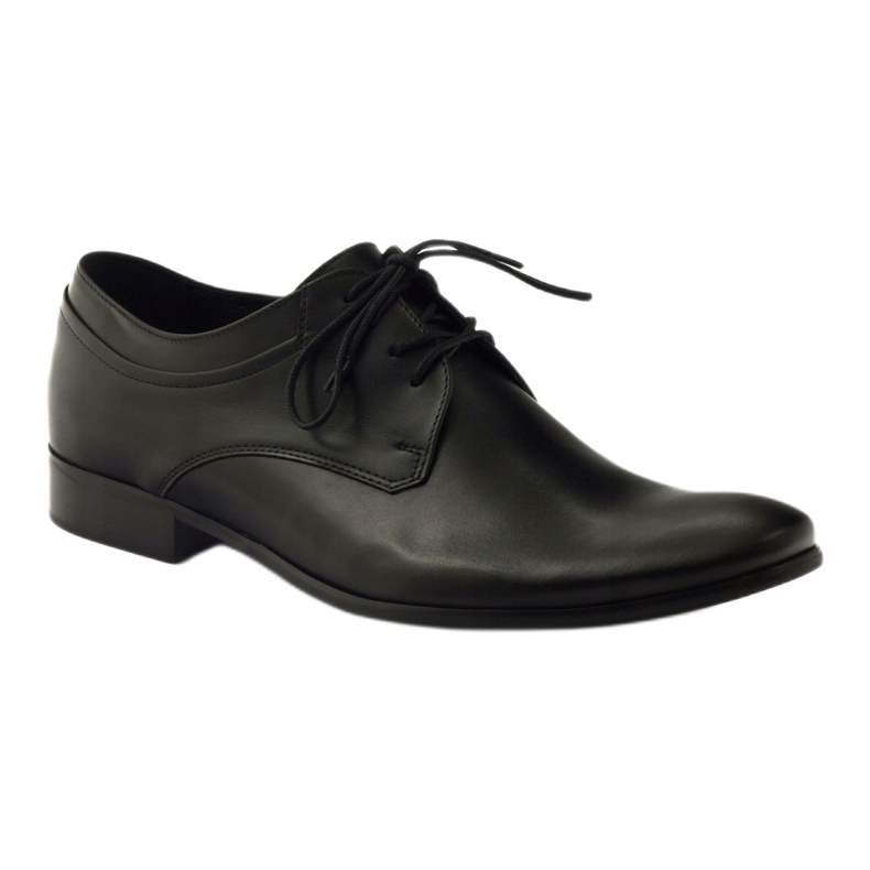 Badura Classic Leather Black Formal Zapatos 7549 negro 1