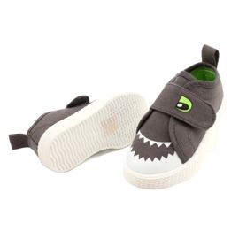News Velcro Sneakers Crocodile 21DZ26-3923 Gray gris gris 3