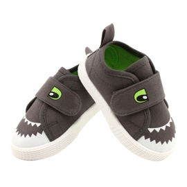 News Velcro Sneakers Crocodile 21DZ26-3923 Gray gris gris 5