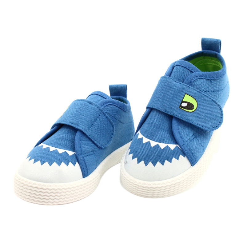 News Velcro Sneakers Crocodile 21DZ26-3923 Azul 2
