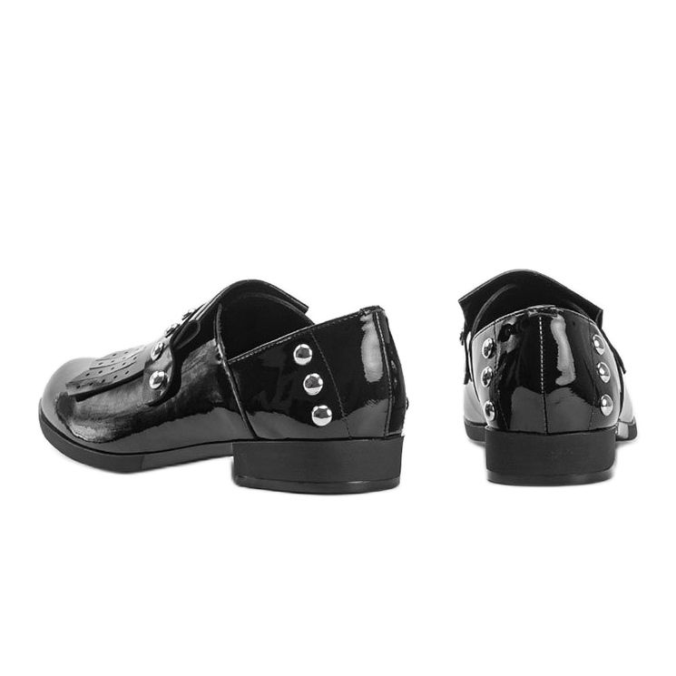 Zapatos sin cordones negros de mujer Cassidy 1
