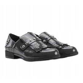 Zapatos sin cordones grises de mujer Cassidy 1