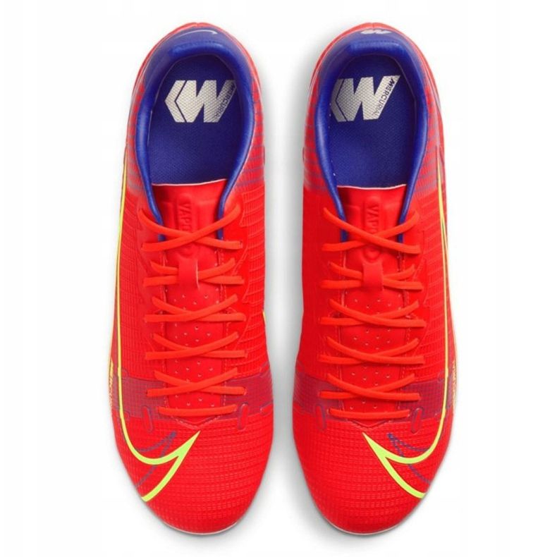 Calzado de fútbol Nike Mercurial Vapor 14 Academy FG / MG M CU5691 600 rojo naranjas y rojos 2