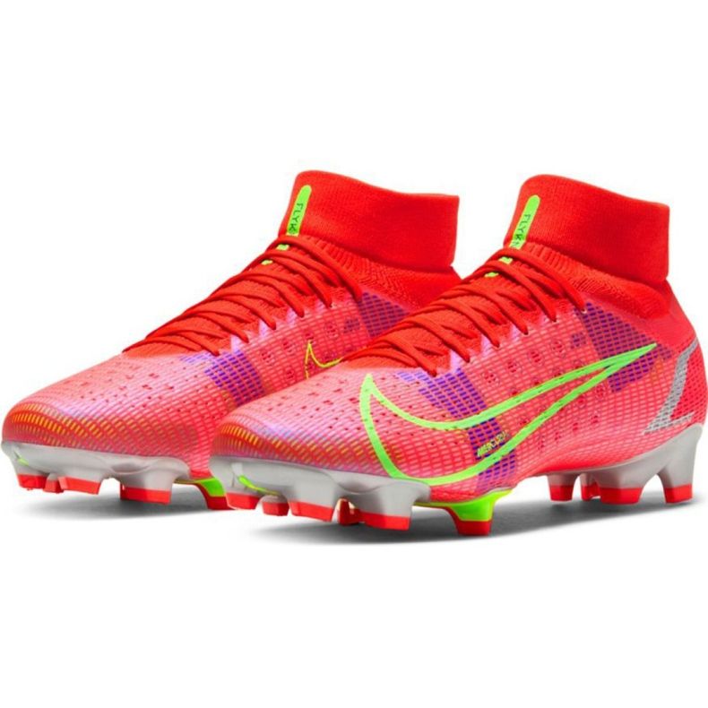 Zapatos de fútbol Nike Mercurial Superfly 8 Pro Fg M CV0961 600 rojo rojo 1
