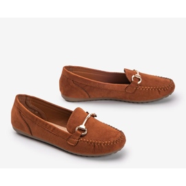 Mocasines marrones con hebilla Brandy marrón 2