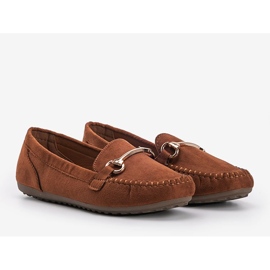 Mocasines marrones con hebilla Brandy marrón 1