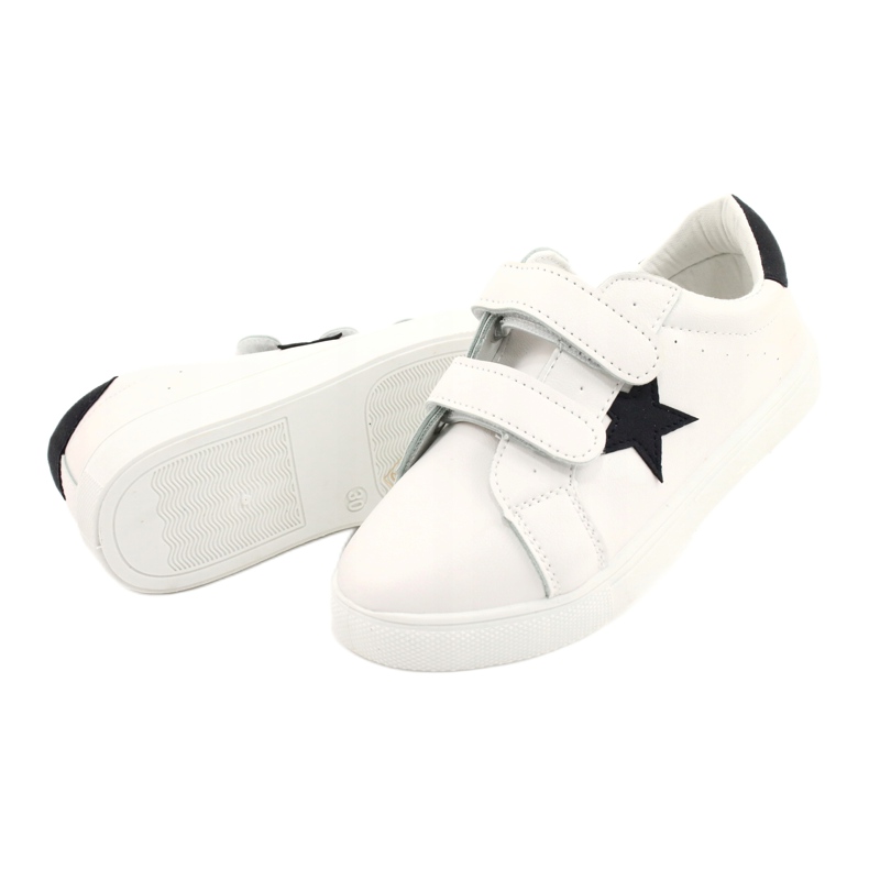 Evento Star News 21DZ26-3932 Zapatillas con velcro, blanco 3