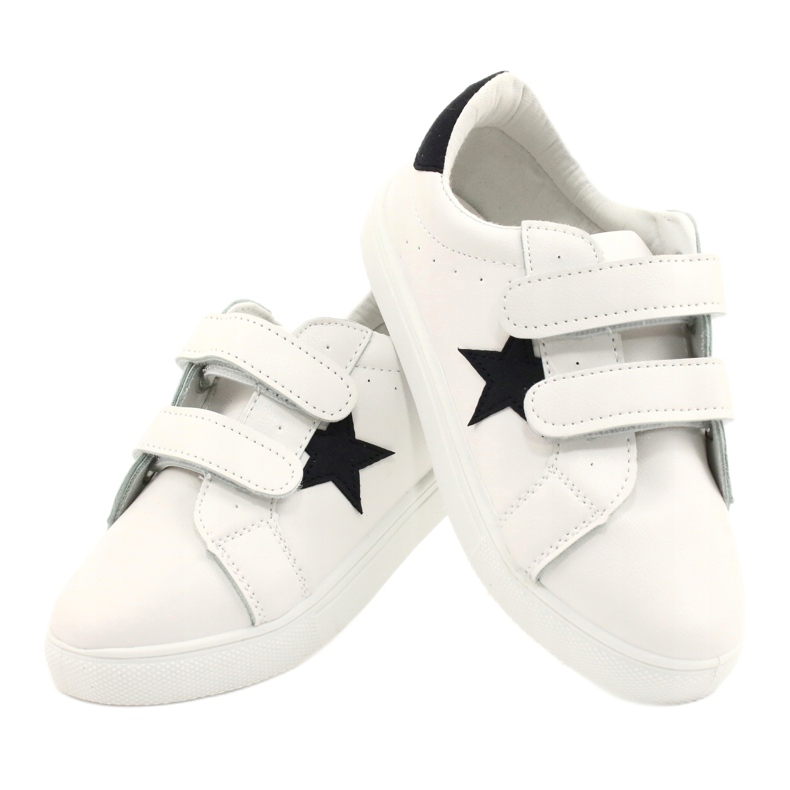 Evento Star News 21DZ26-3932 Zapatillas con velcro, blanco 4