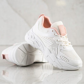 SHELOVET Zapatillas Blancas Primavera blanco rosado 3