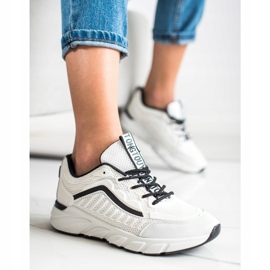 SHELOVET Zapatillas clásicas blanco negro 1 SHELOVET Zapatillas clásicas blanco negro 1