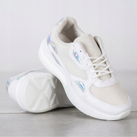 Creamberry'S Zapatillas con inserciones Holo blanco multicolor 3