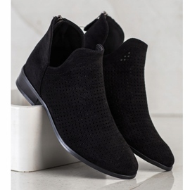 Bota primavera calada VINCEZA negro 4