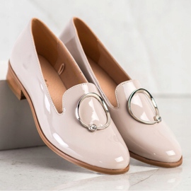 Mocasines beige con decoración VINCEZA 4