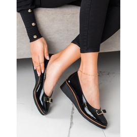 Bailarinas lacadas VINCEZA negro 3