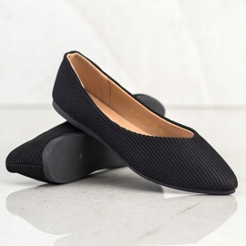 Bailarinas VINCEZA a rayas negro 4