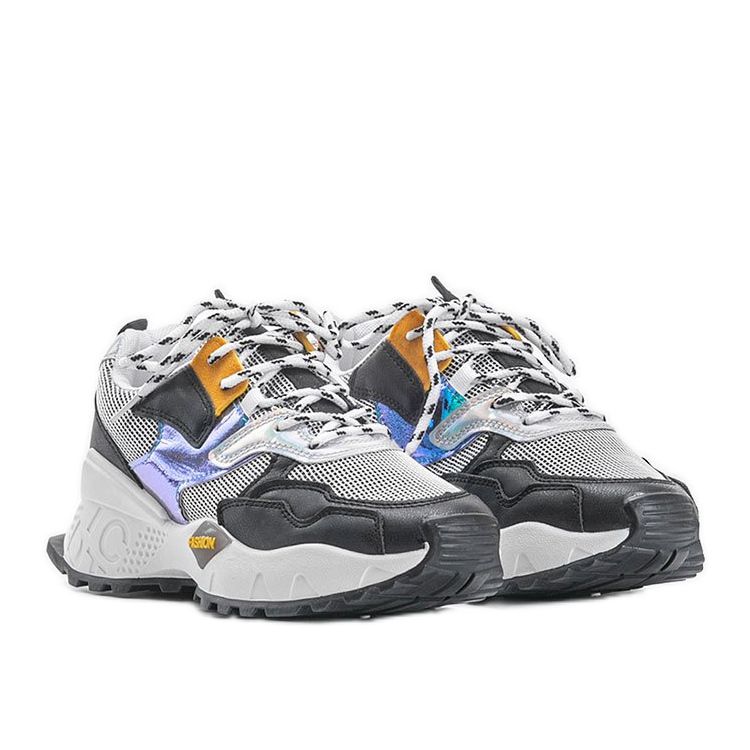 Zapatillas Holly negras blanco negro 1