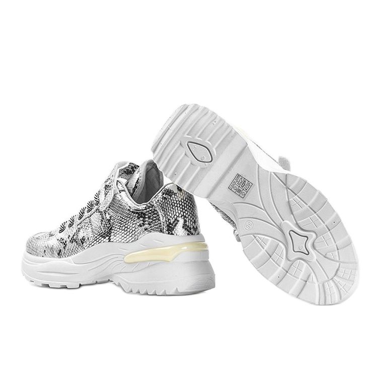 Zapatillas Lollypop plateadas con serpiente plata 1