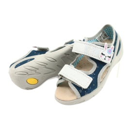 Calzado infantil befado pu 065X154 azul marino gris multicolor 5