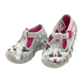Calzado infantil befado 110P416 rosado gris 8