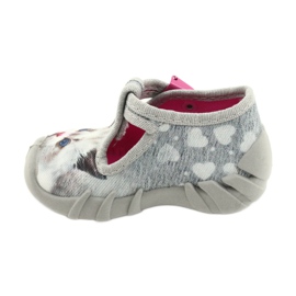 Calzado infantil befado 110P416 rosado gris 7