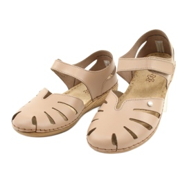 Zapatos de mujer Inblu 158D124 beige 3