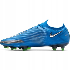 Zapatos de fútbol Nike Phantom Gt Elite Fg azul CK8439 400 2