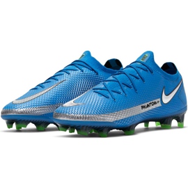 Zapatos de fútbol Nike Phantom Gt Elite Fg azul CK8439 400 4