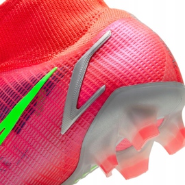Zapatos de fútbol Nike Mercurial Superfly 8 Elite Fg CV0958 600 rojo rojo 8