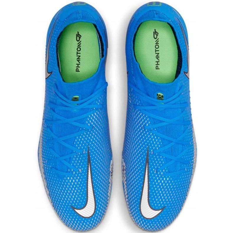 Calzado de fútbol Nike Phantom Gt Pro Df Fg CW6600 400 azul azul 1