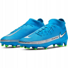 Calzado de fútbol Nike Phantom Gt Academy Df FG / MG CW6667 400 azul azul 3