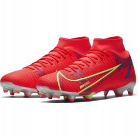 Calzado de fútbol Nike Mercurial Superfly 8 Academy FG / MG CV0843 600 rojo rojo 2
