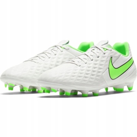 Zapatos de fútbol Nike Tiempo Legend 8 Academy FG / MG AT5292 030 azul blanco 2