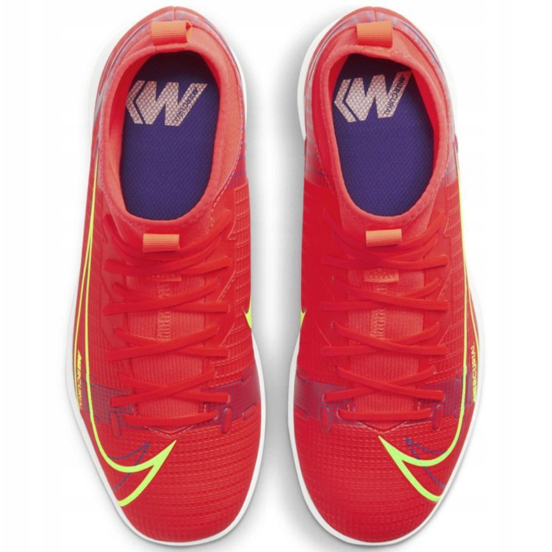 Zapatos de fútbol Nike Mercurial Superfly 8 Academy Ic Junior CV0784 600 rojo rojo 1