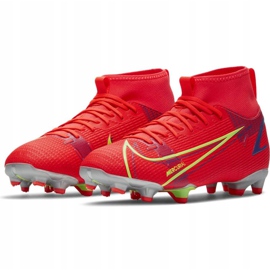 Zapatos de fútbol Nike Mercurial Superfly 8 Academy FG / MG Junior CV1127 600 rojo rojo 2