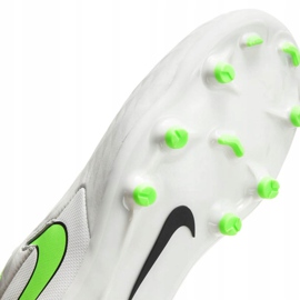 Zapatos de fútbol Nike Tiempo Legend 8 Academy FG / MG Junior AT5732 030 blanco blanco 7