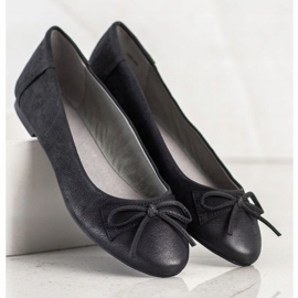 SHELOVET Bailarina clásica con lazo negro 4