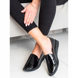 Goodin Mocasines cómodos sin cordones negro 1