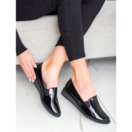 Goodin Mocasines cómodos sin cordones negro 2