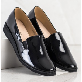 Goodin Mocasines cómodos sin cordones negro 3