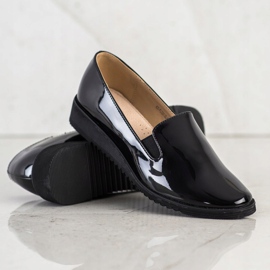 Goodin Mocasines cómodos sin cordones negro 4