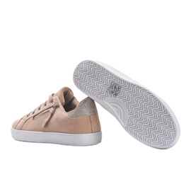 Deportivas beige paisley 2
