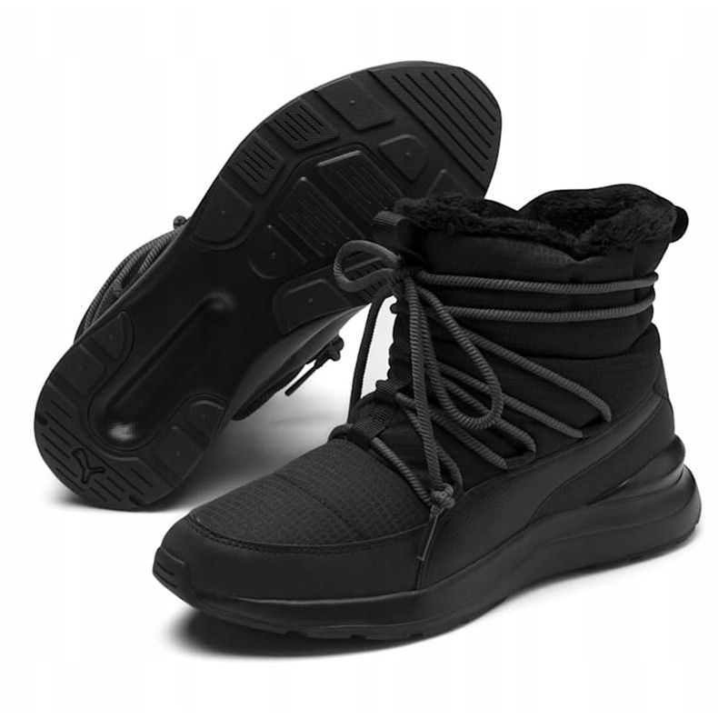 Zapatillas de mujeres Puma Adela Winter Boot negras 369862 01 negro 2